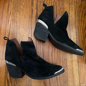 Jeffrey Campbell Cromwell Suede Booties